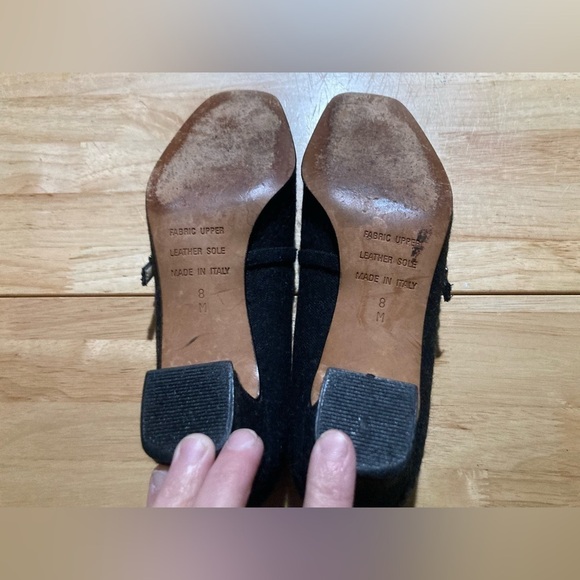 Talbots Mary Jane style shoes in size 8M. Dark grey/black color. EUC - Picture 3 of 10